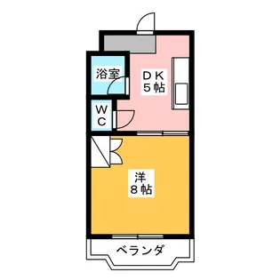 メルベーユI【2階】の間取り