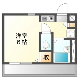 アルビヨン千里丘【2階】の間取り