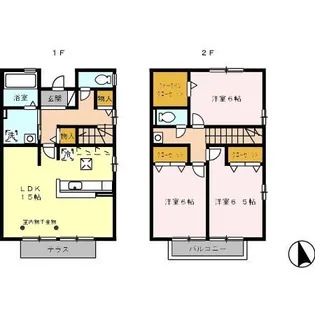 静岡県浜松市中央区富塚町【一戸建】の間取り