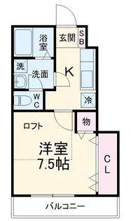 アイリスII【1階】の間取り
