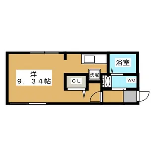 グランディール覚王山【2階】の間取り