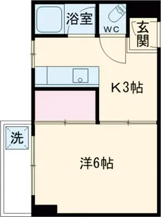 コーポえのき【3階】の間取り