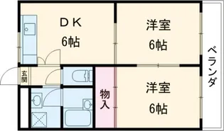 コーポポルスター【2階】の間取り