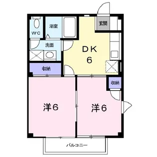 サンフロームIV【2階】の間取り