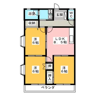 T&Kマンション【2階】の間取り