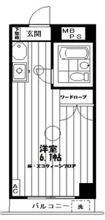 メゾン・ド・飯塚【1階】の間取り