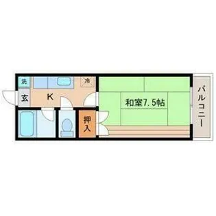 コーポ欅【2階】の間取り