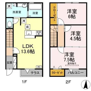 Cortile Y(コルティーレ ワイ)の間取り