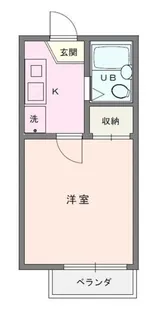 埼玉県朝霞市根岸台8【アパート】の間取り