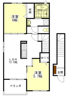 マイプレイス【2階】の間取り