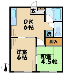 ファミーユ樹【2階】の間取り