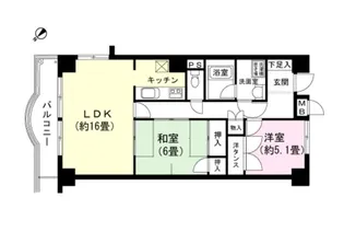 エクセレントプラザ湯河原六番館【1階】の間取り