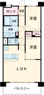 ラグゼナ平井ノース【5階】の間取り