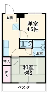 モアナハイツ【2階】の間取り