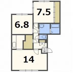 インフィニティ28【1階】の間取り