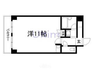 荒川ビル【4階】の間取り