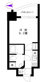 マリオン南青山【5階】の間取り