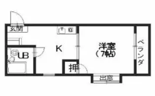 ハイム坂本【3階】の間取り