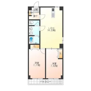 Buds8【2階】の間取り