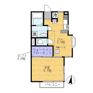 エコハウスSHOWA【2階】の間取り