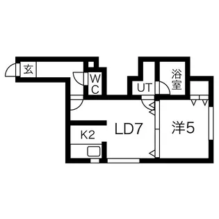 52EAMES【2階】の間取り