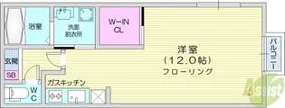 メゾン ド ピュア【1階】の間取り