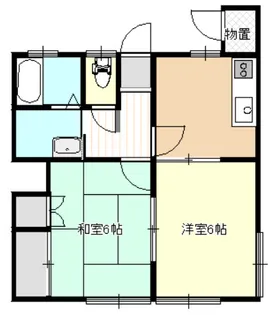 サザンカーム【2階】の間取り
