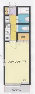 東京都三鷹市上連雀1【アパート】の間取り