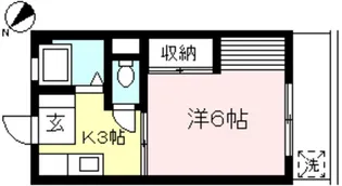 神奈川県川崎市多摩区登戸新町【マンション】の間取り