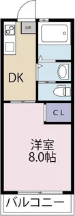 パレスヨーコー【1階】の間取り