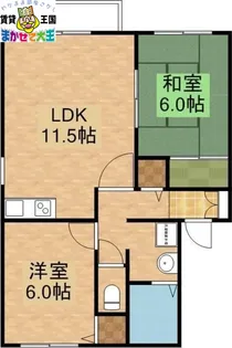 MAPLE B【2階】の間取り