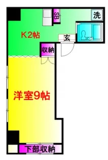 東京都中野区江原町1【マンション】の間取り