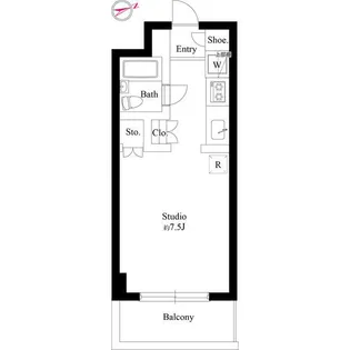 マウロア大磯【1階】の間取り