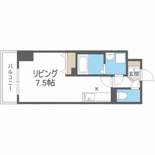 アルファスクエア北15条【12階】の間取り