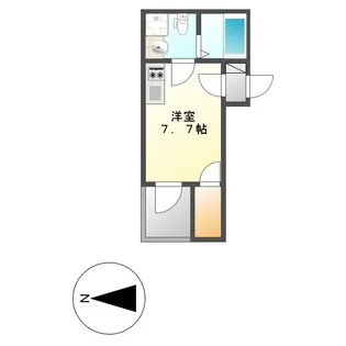 カーサルピナスティーアール【1階】の間取り