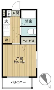 スカイコート麻布【5階】の間取り