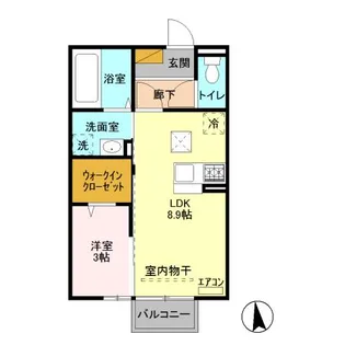 プエラリア サクラ I【1階】の間取り