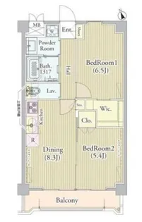 東京都練馬区早宮1【マンション】の間取り
