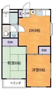 ローズマンション高山【2階】の間取り