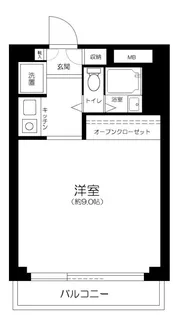ランデン代官山【4階】の間取り