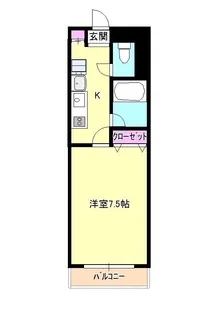 コーポケン【2階】の間取り