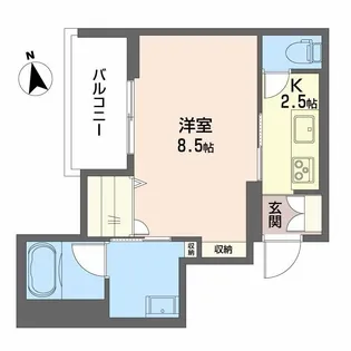 ShaMaison神通町【1階】の間取り