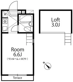 セゾンヒルズ21【1階】の間取り