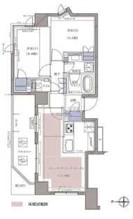 ディームス横濱青木町【2階】の間取り
