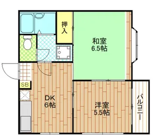 クレール【2階】の間取り
