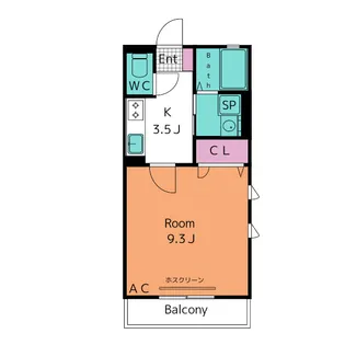 sea bass【1階】の間取り