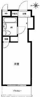 スカイコート品川第2【4階】の間取り