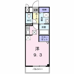 ヴィオレット【1階】の間取り