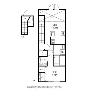 THE MAMS 07【2階】の間取り