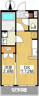 ラヴィスタ子平町【3階】の間取り